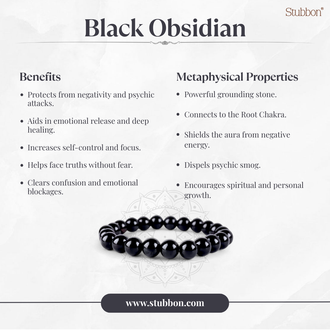 Black Obsidian Bracelet