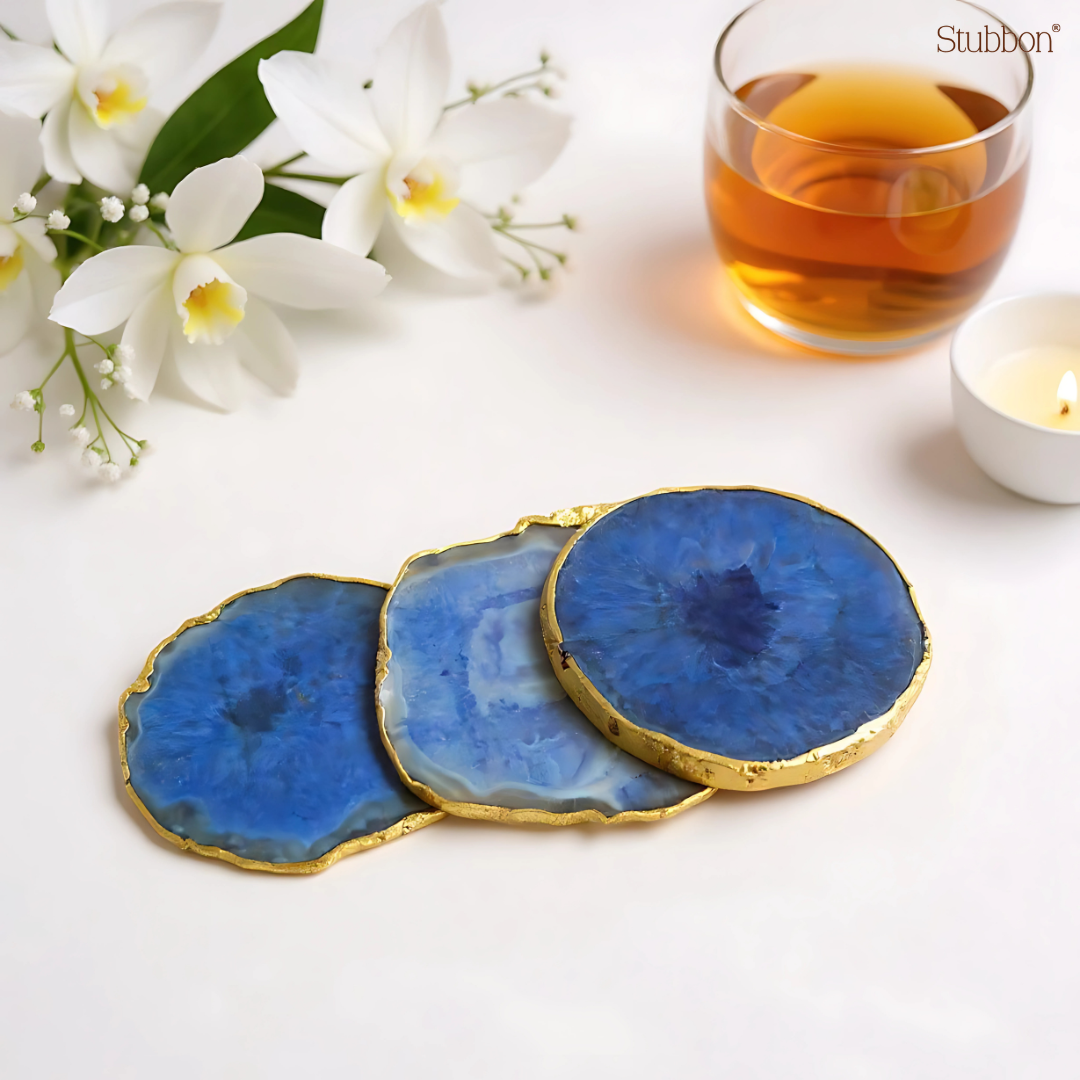 Purple Agate Coasters