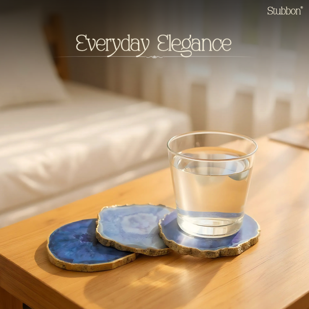 Purple Agate Coasters