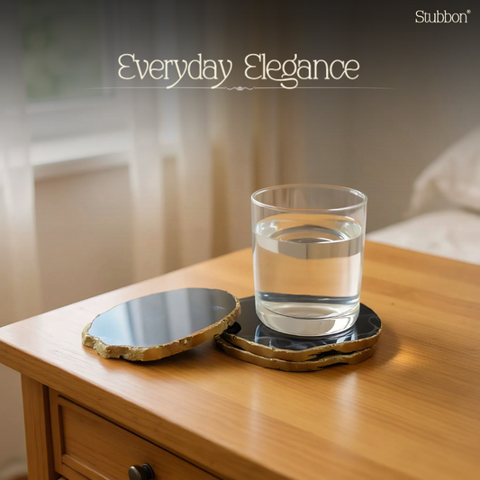 Black Agate Coasters
