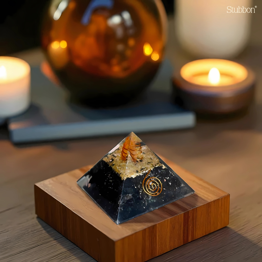 Black Tourmaline Pyramid