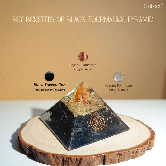 Black Tourmaline Pyramid